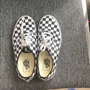 Checkered Vans